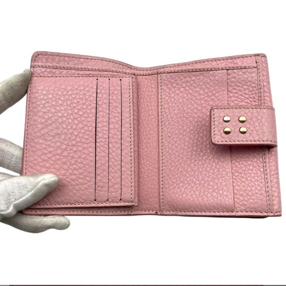 Celine Pink Leather Wallet - Picture 2 of 10